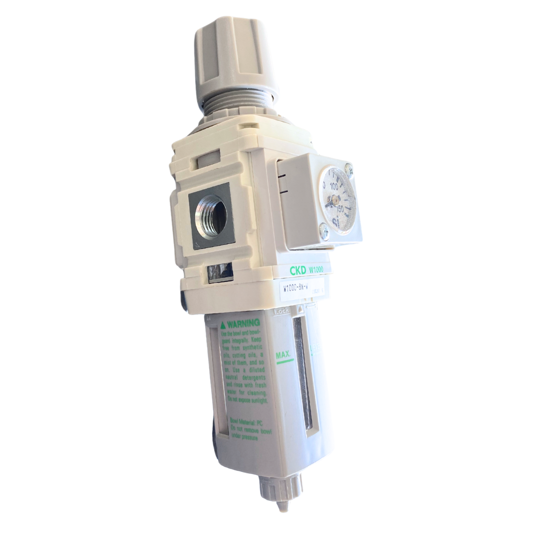 Filtro regulador de 1/4" NPT Compacto Marca CKD modelo W1000
