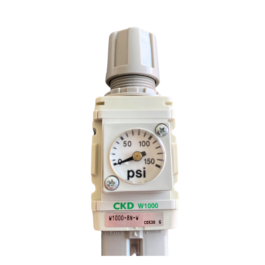 Filtro regulador de 1/4" NPT Compacto Marca CKD modelo W1000