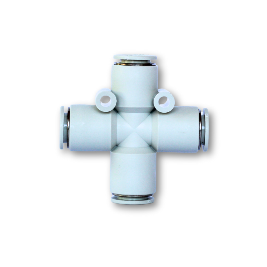 Set de 10 piezas Conexión Neumática unión en cruz milimétrica Marca CKD