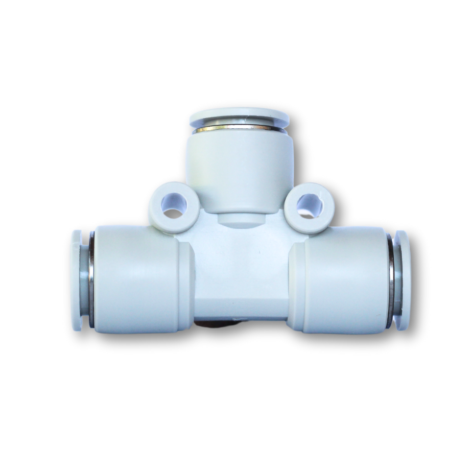 Set de 10 piezas Conexión Neumática Tee unión milimétrica Marca CKD