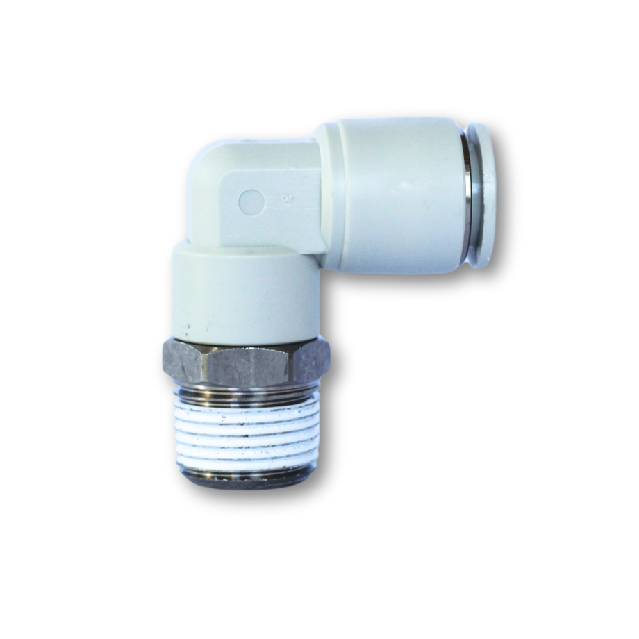 Set de 10 piezas Conexión neumática con rosca macho en codo milimétricas Marca CKD