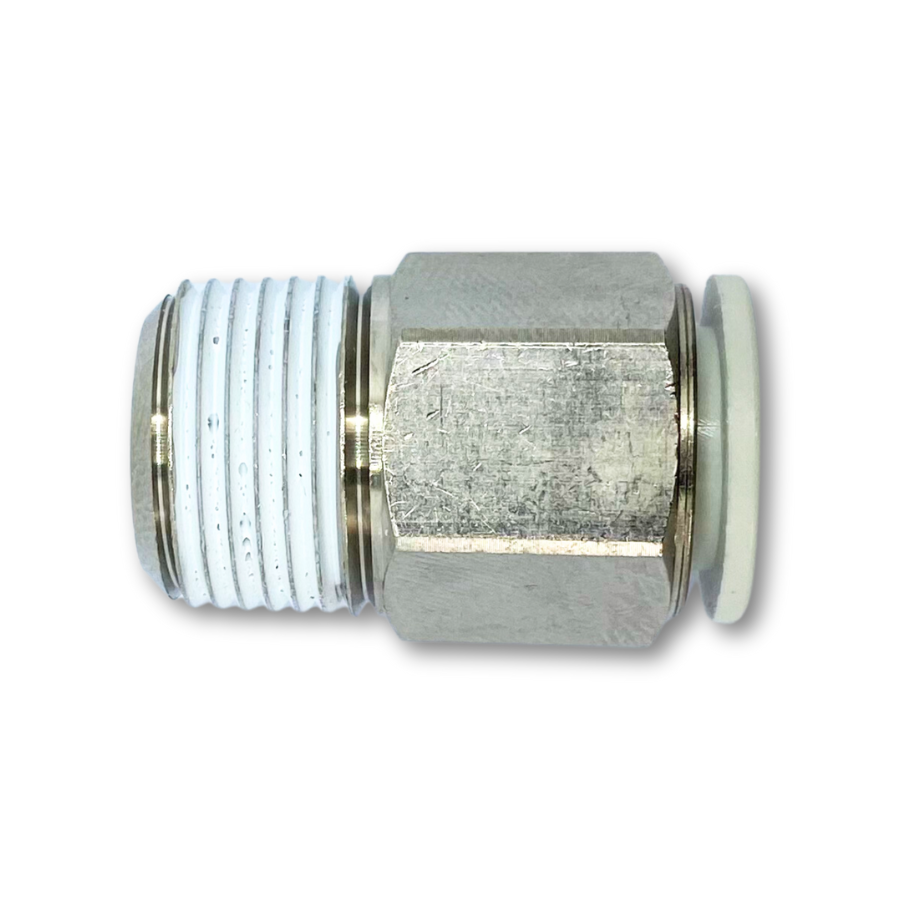 Set de 10 piezas Conexión Neumática con rosca macho recta milimétricas Marca CKD