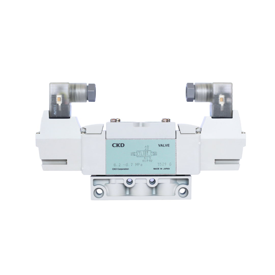 Electro válvula neumática 5/2 Bi estable Marca CKD Modelo 4GA