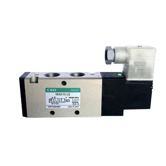 Electro válvula neumática 5/2 Mono estable Marca CKD Modelo 4KA