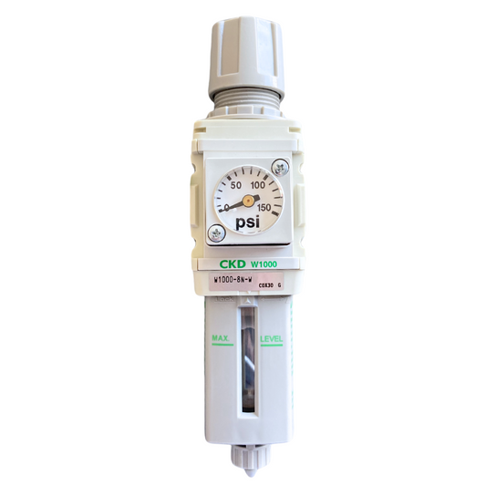 Filtro regulador de 1/4" NPT Compacto Marca CKD modelo W1000